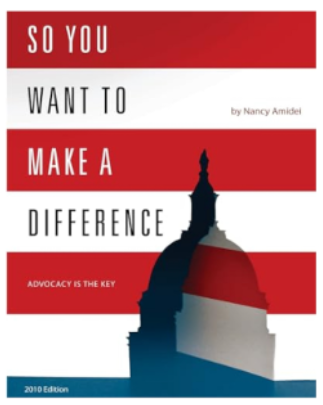 amideibook An Image of the Cover of the Book "So You Want to Make a Difference" by Nancy Amidei